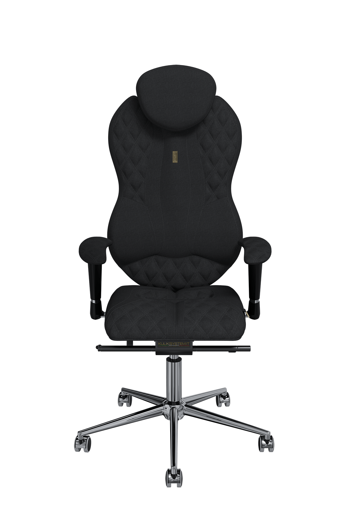 Кресло эргономичное Kulik System Grand Черный (Id 0403)