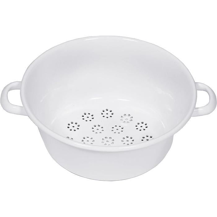 Сито эмалированное с ручками d 26x11,5 см Белый (0328-033) Сито эмалированное с ручками d 26x11,5 см Белый (0328-033)