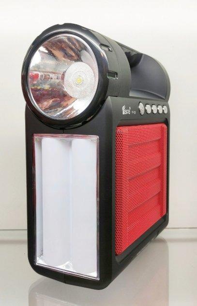 Фонарь аккумуляторный FEPE-18650 с радио 3600 mAh Bluetooth (a008997d)