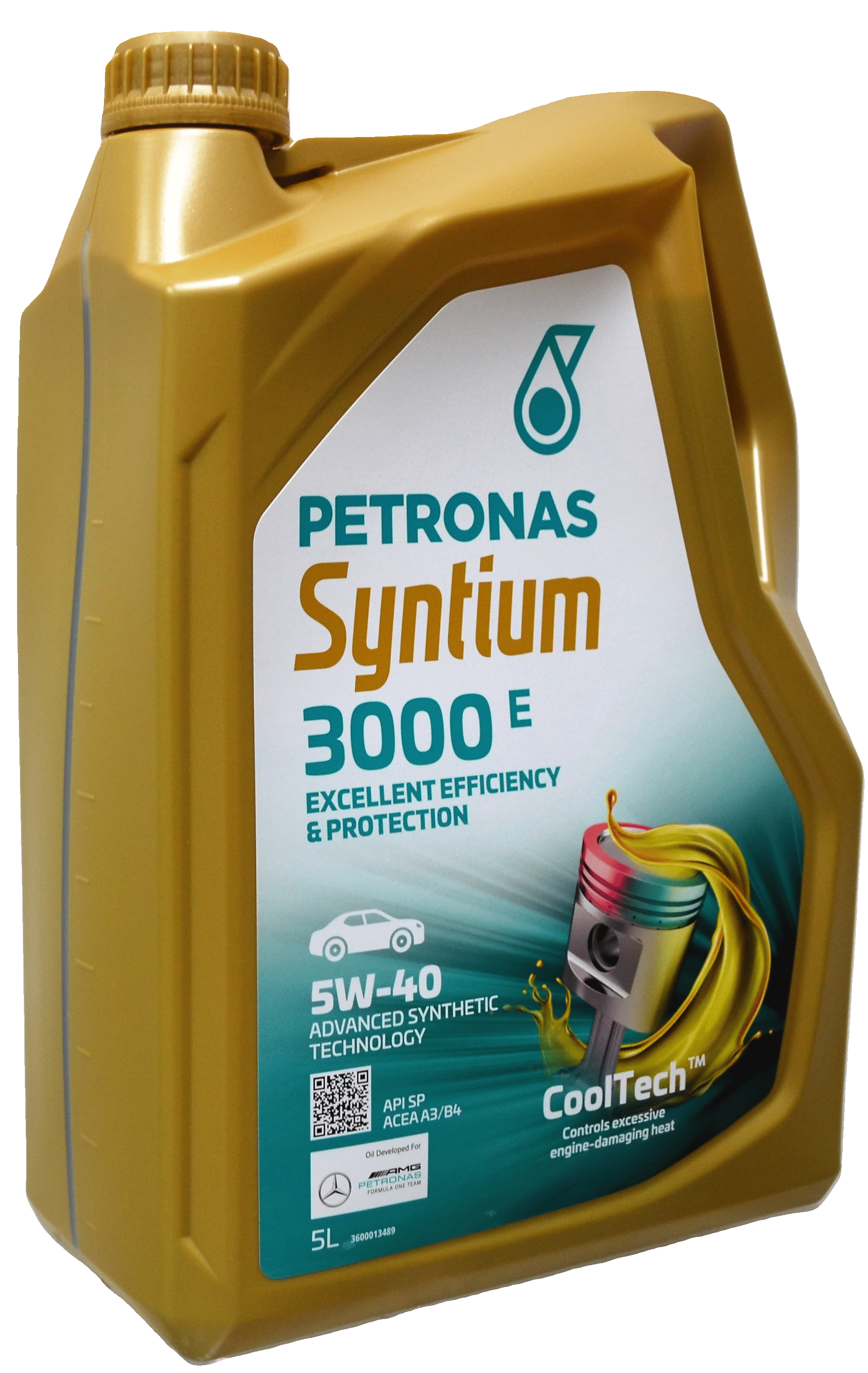 Моторна олива PETRONAS LUBRICANTS Syntium 3000 E 5W-40 5 л (2443747859) - фото 1