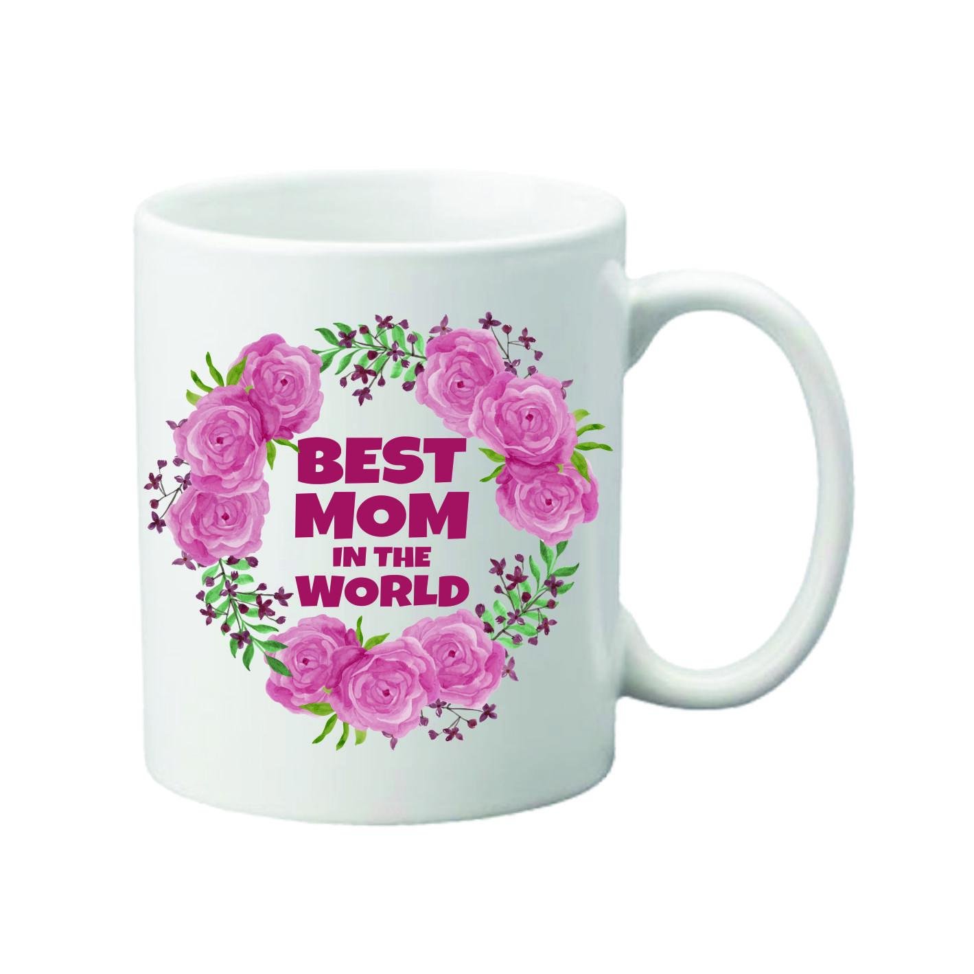 Чашка з принтом Найкраща мама 330 мл (23533783)