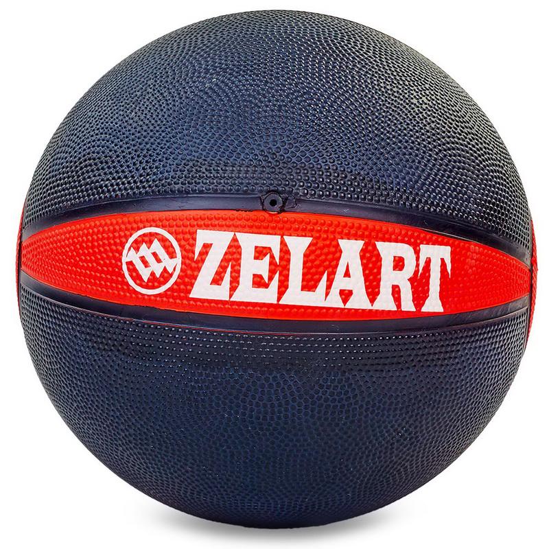 Мяч медицинский медбол Zelart Medicine Ball FI-5122-3 3 кг Черный/Красный (DR003488) - фото 2