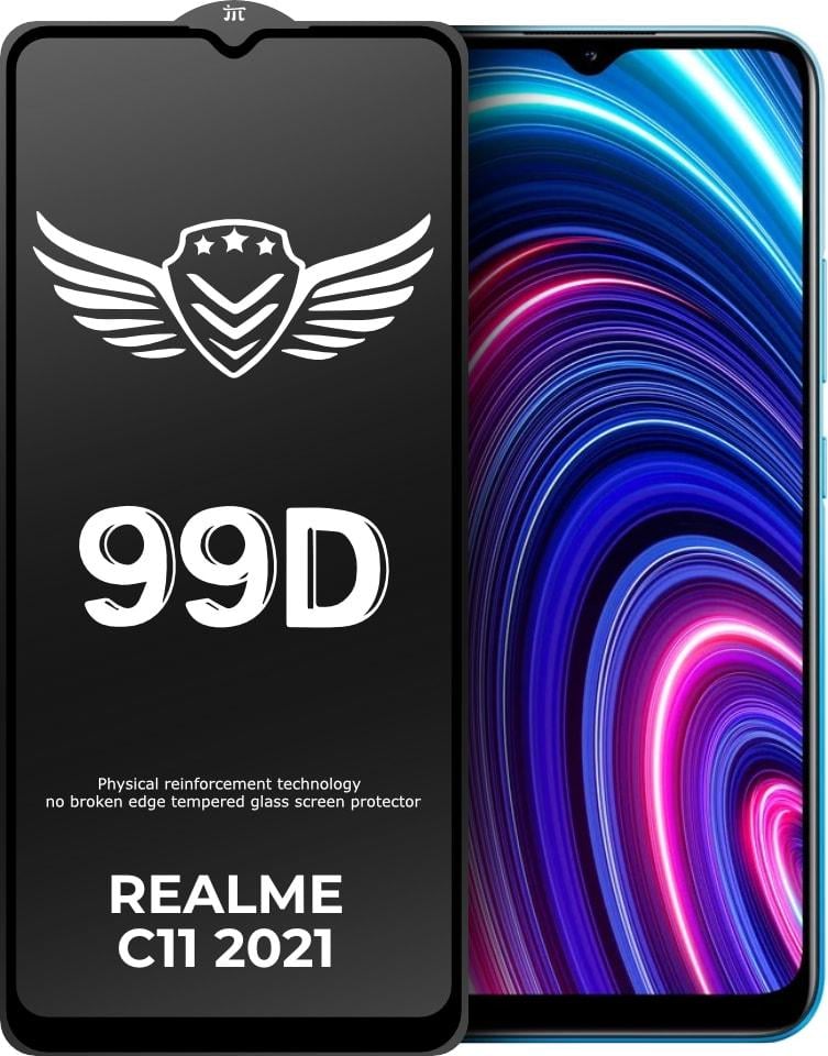 Стекло защитное FlyGuard Realme C11 2021 Full Glue (31259)
