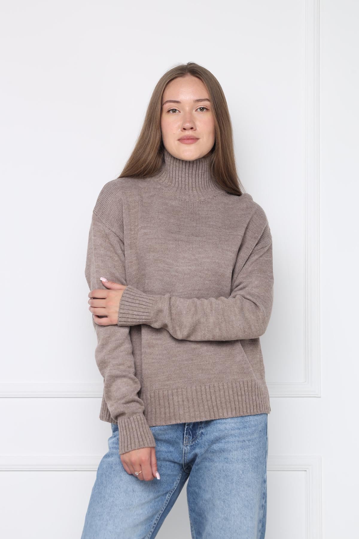 Светр жіночий Yuki ЦБ-00296775 р. 48 Капучино (SKT001318850)