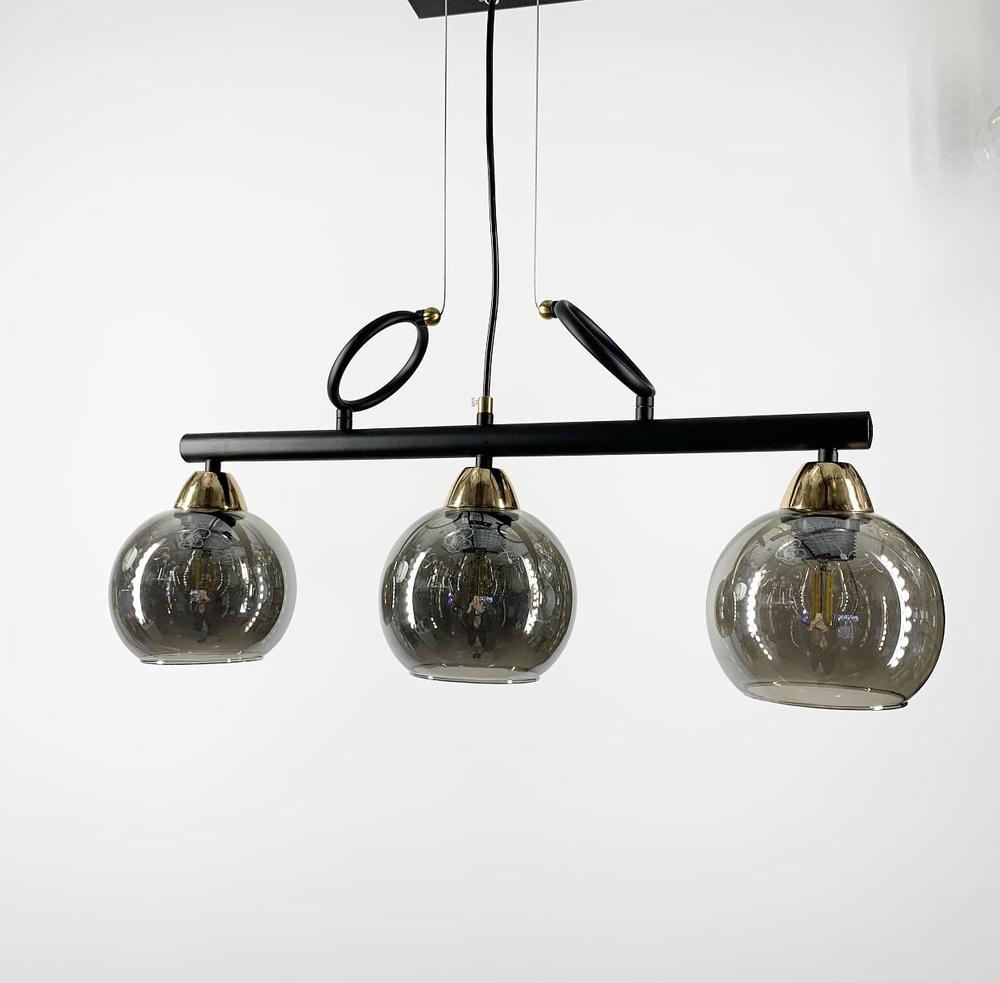 Світильник видовжений на 3 прозорих плафони (YQ 307/3) - фото 5