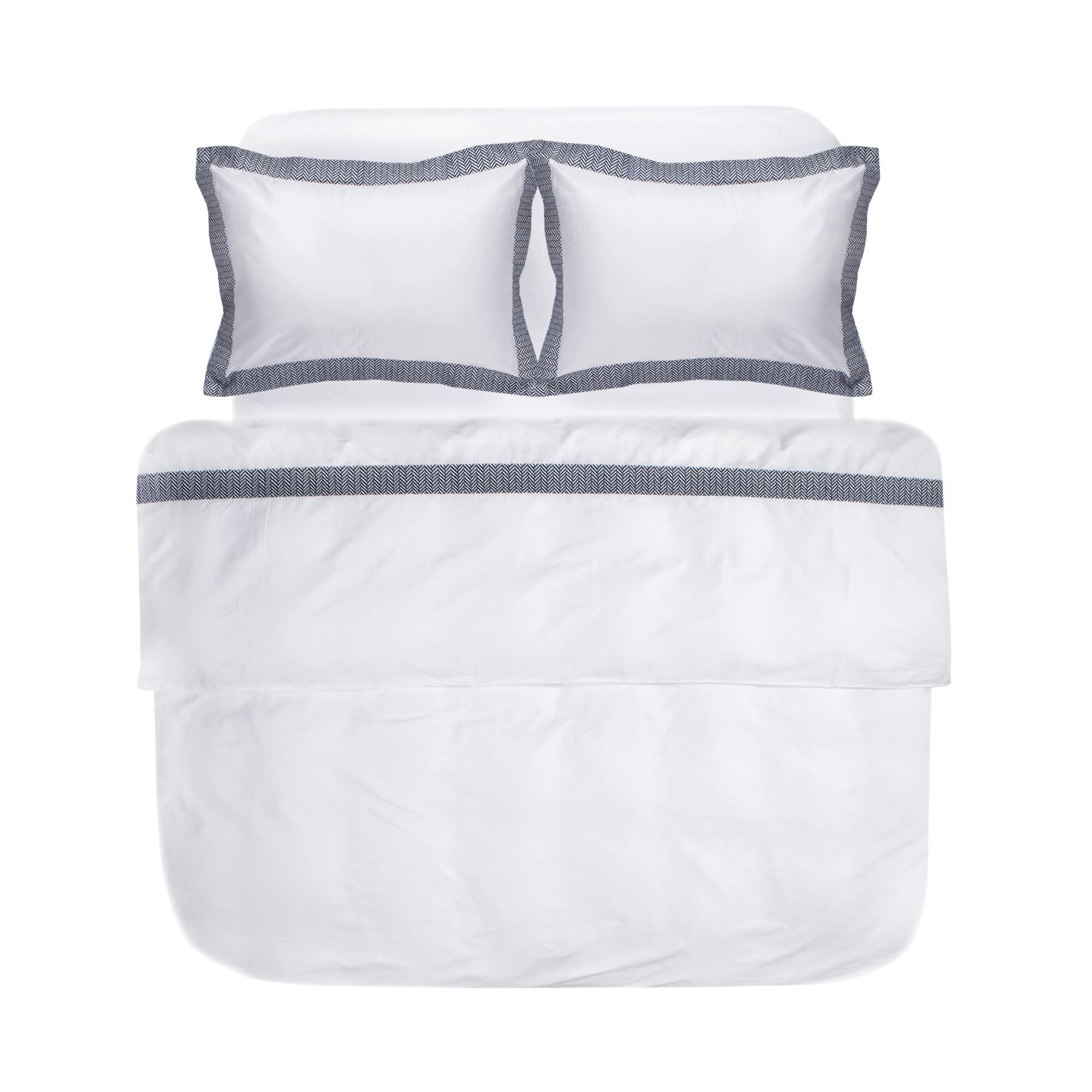 Комплект пододеяльник Penelope Elegance lacivert 200х220 см/наволочки 2 шт. 50х70 см Синий (26708272)