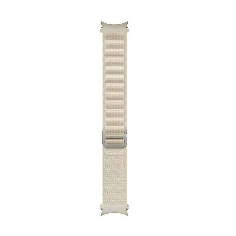 Ремешок нейлоновый Watchbands Cloth Wave для Samsung Galaxy Watch 4 Classic 46 мм Белый (EP05-0WB10346981) - фото 3