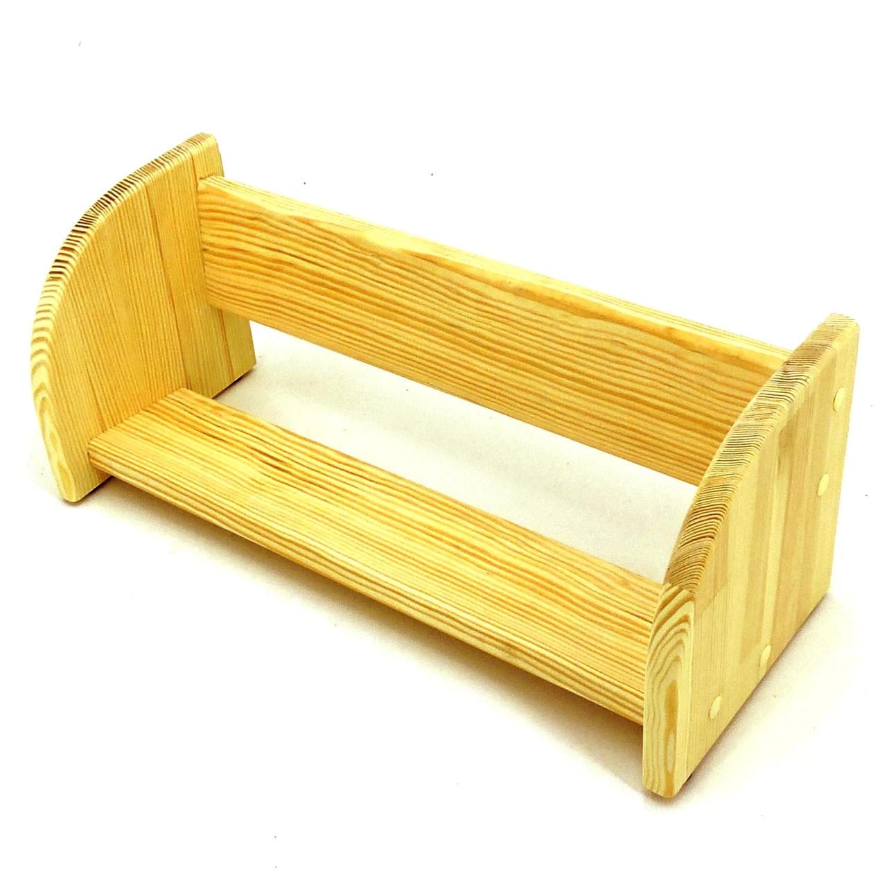 Полка книжная настольная из дерева Шароа Карри (КПА-009303)