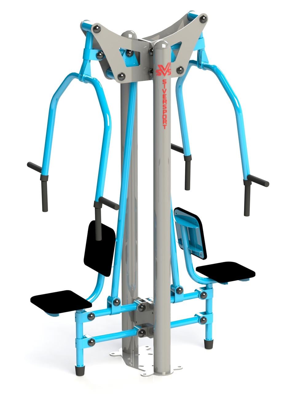 Тренажер уличный SiverSport Жим от груди (14880231)