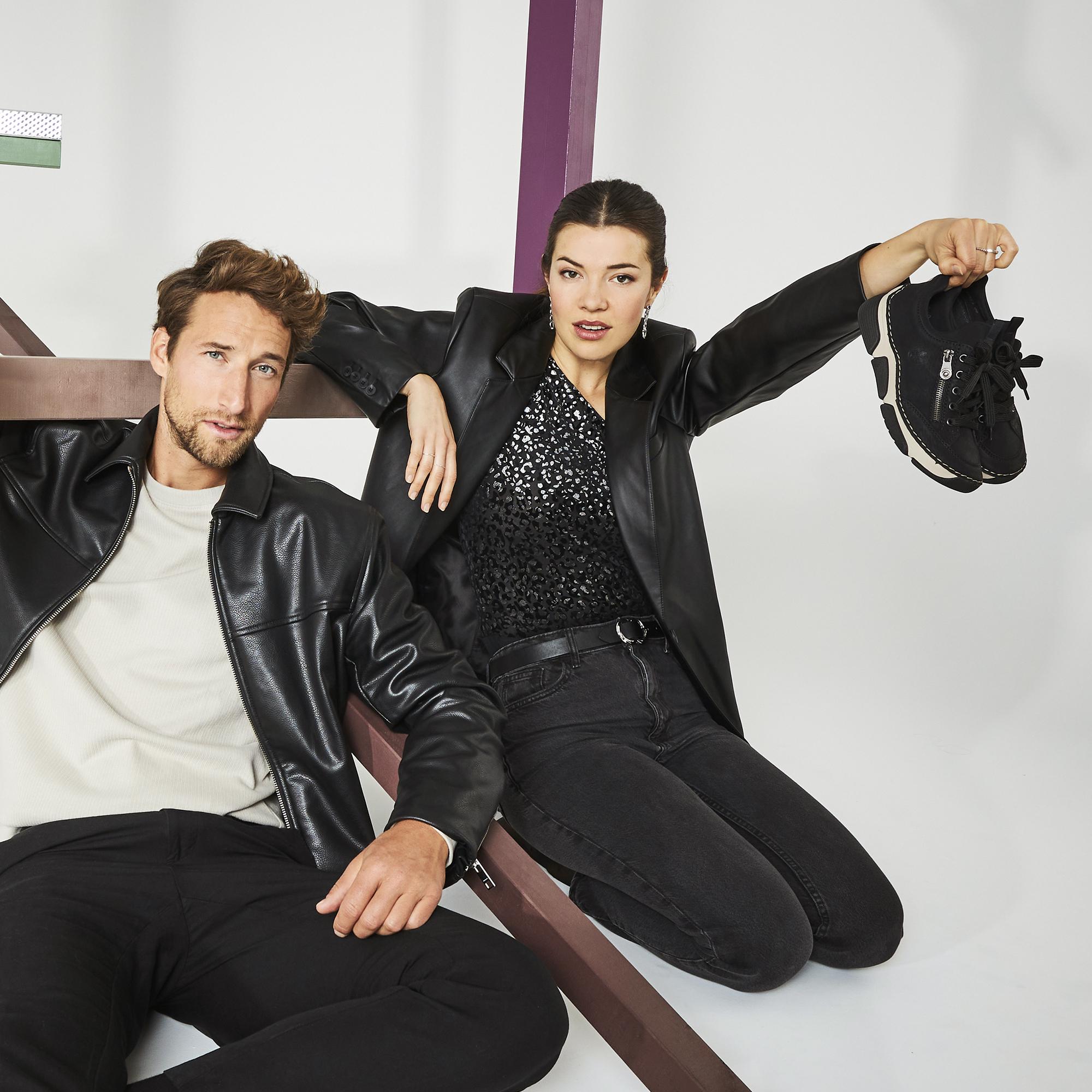 Кроссовки осенние женские RIEKER р. 41 Черный (035542-41) - фото 20