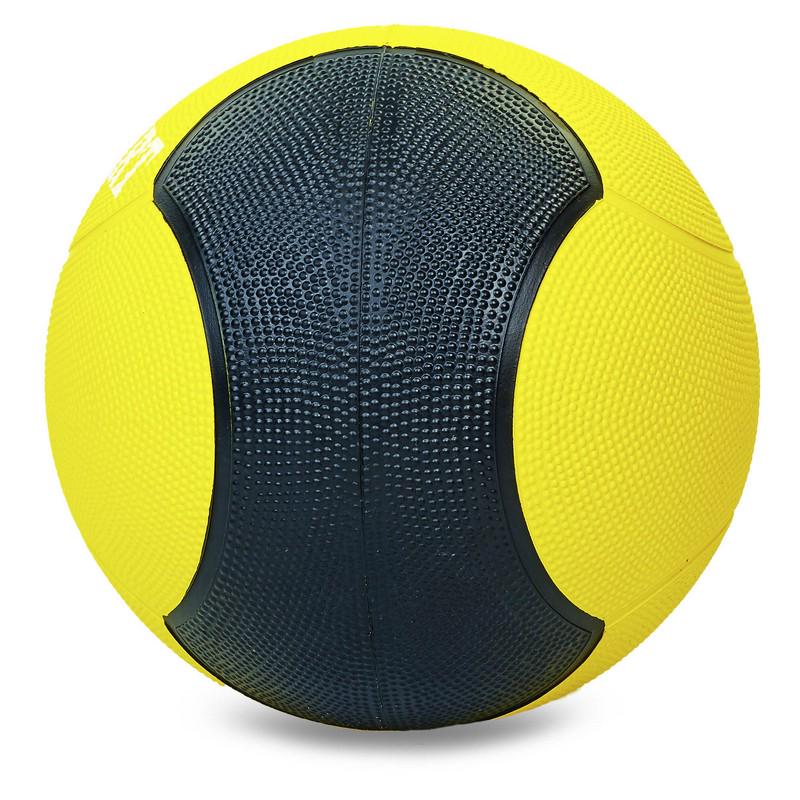 М'яч медичний медбол Zelart Medicine Ball FI-5121-1 1кг Жовтий/Чорний (DR003475) - фото 2