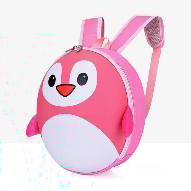 Рюкзак детский Пингвин 3-6 лет Розовый (IBD003P)