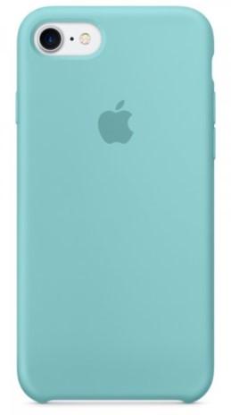 Силікон "ОРИГІНАЛ ВЕЛЮР" IPHONE 7/IPHONE 8 BLUE