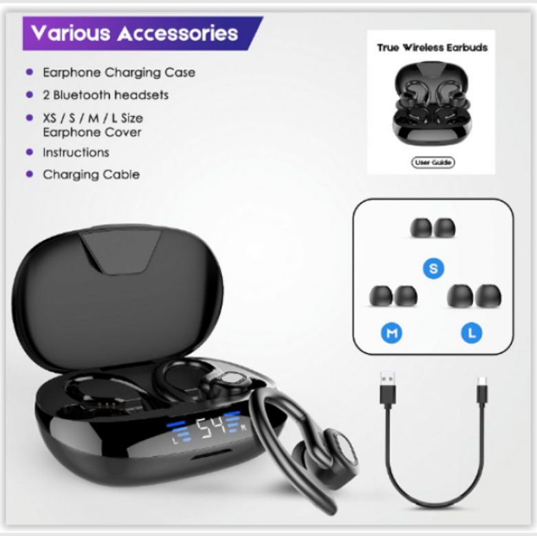 Наушники-вкладыши Bluetooth Moltis VV2 TWS Hi-Fi с микрофоном водонепроницаемые Черный (29909465) - фото 4 Наушники-вкладыши Bluetooth Moltis VV2 TWS Hi-Fi с микрофоном водонепроницаемые Черный (29909465) - фото 4