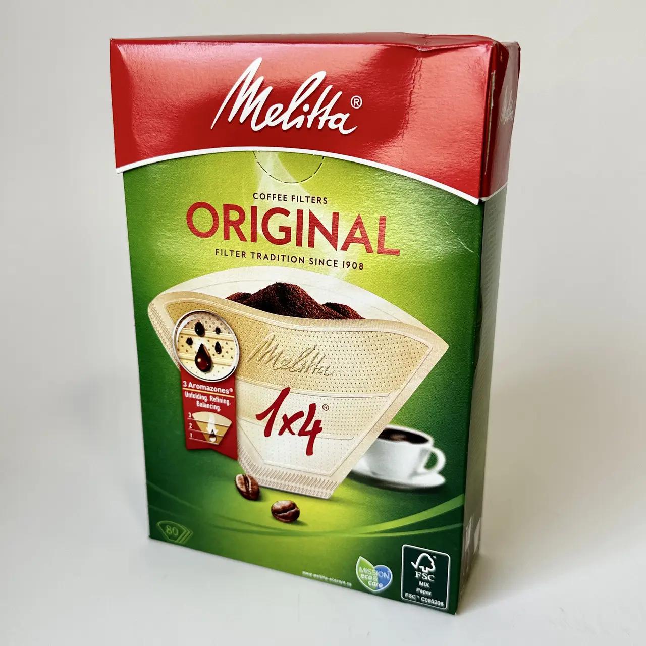 Фильтры бумажные Melitta 1x4/80 (4006508122394)