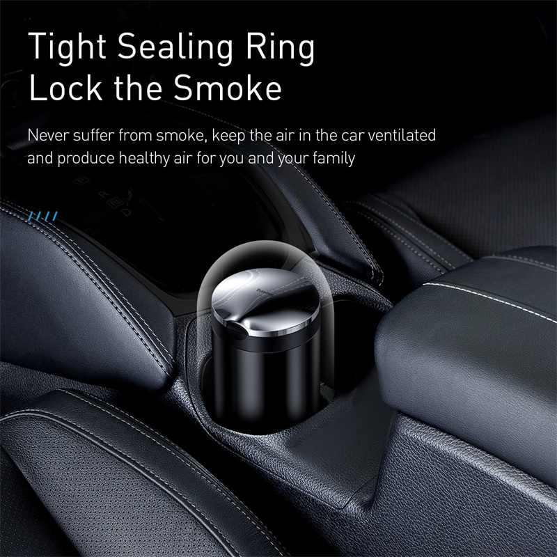 Автомобільна попільничка Baseus Premium Car Ashtray CRYHG01-01 Чорний - фото 6