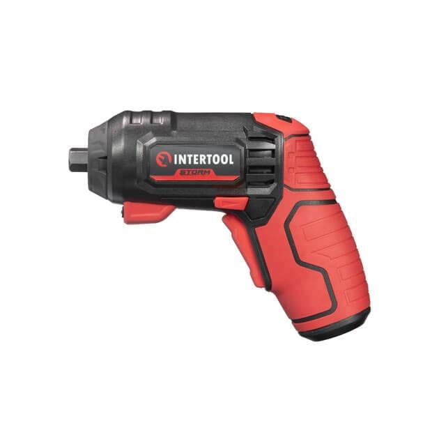 Отвертка Intertool WT-0300 аккумуляторная 4 В 5 Nm литий-ион 1,5 Ач 200 об/мин. 4 насадки + биты кейс (130047) - фото 3 Отвертка Intertool WT-0300 аккумуляторная 4 В 5 Nm литий-ион 1,5 Ач 200 об/мин. 4 насадки + биты кейс (130047) - фото 3