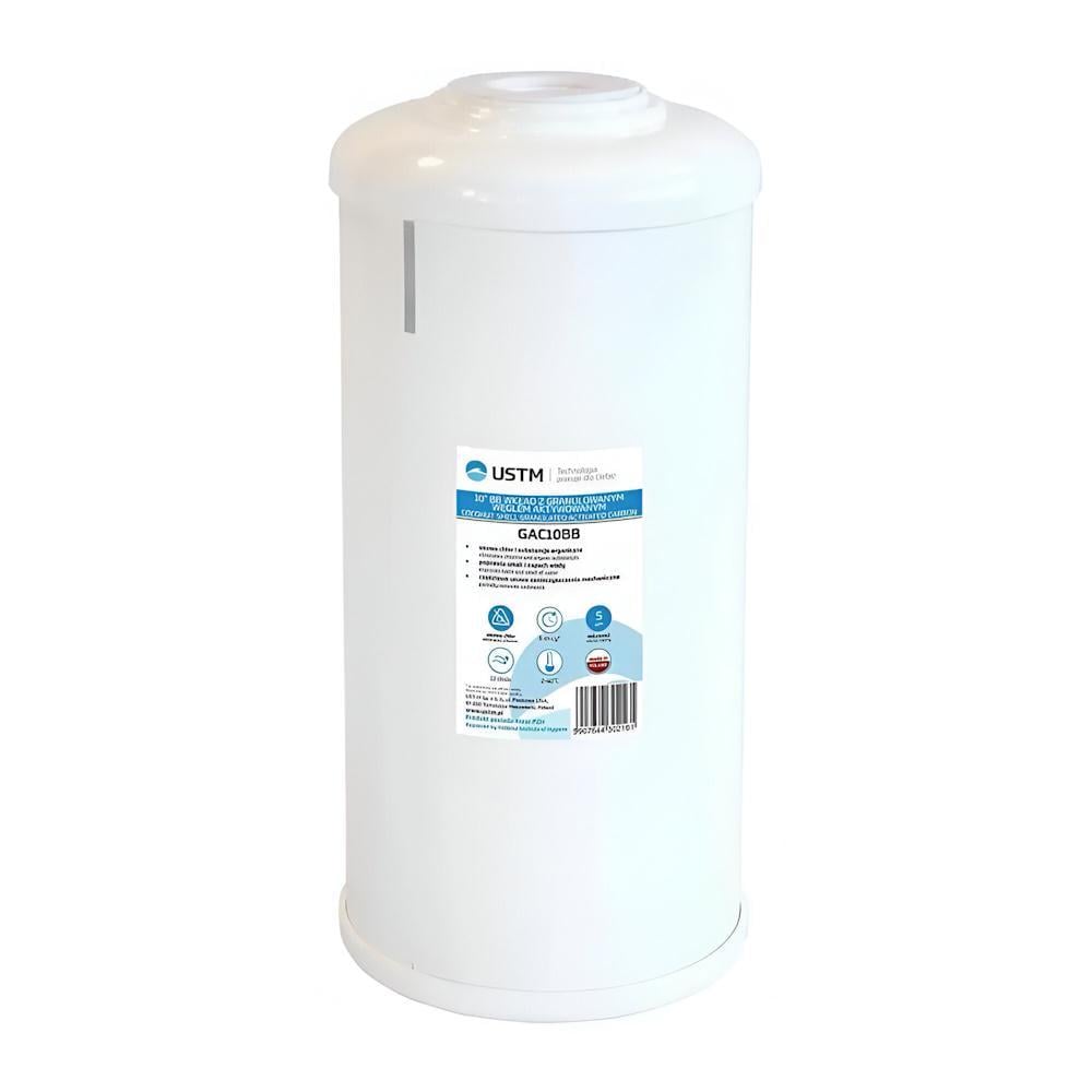 Картридж USTM з гранульованим активованим вугіллям 4,5"х10" (GAC10BB)
