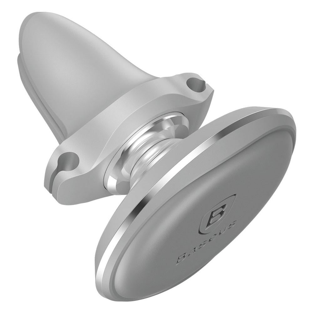 Автотримач магнітний Baseus Magnetic Air Vent Car Mount для телефону Сріблястий (SUGX-A0S) - фото 4