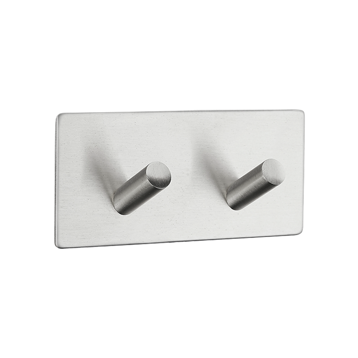 Гачок меблевий подвійний клейкий HSS-503/2S SS