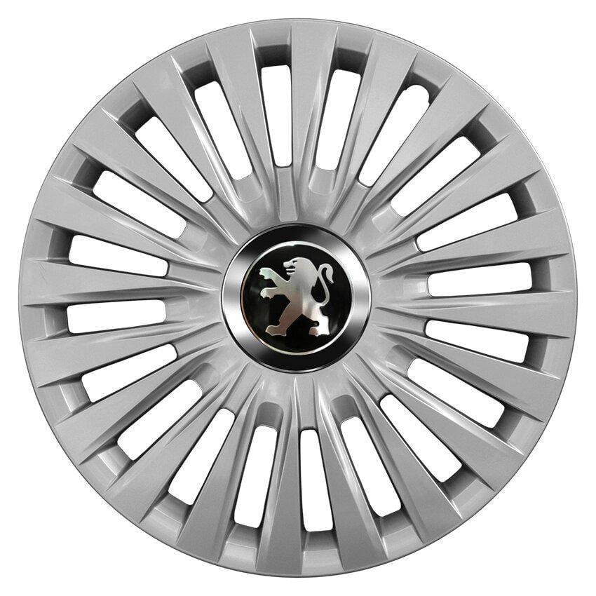Комплект колпаков JAWOPLAST Enzo R14 для Peugeot 4 шт. Silver (28435566)