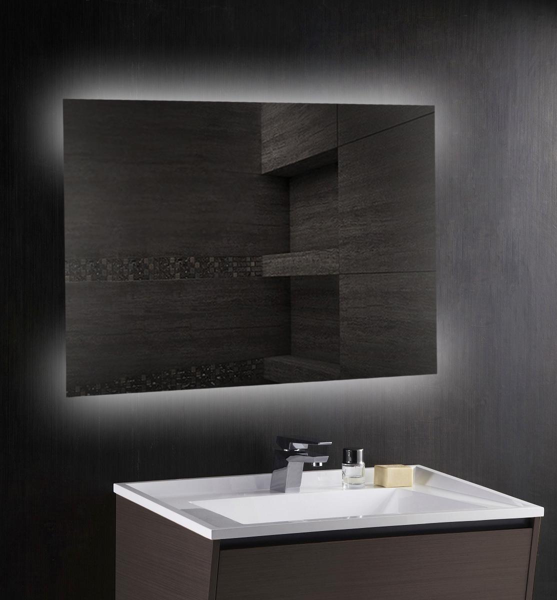 Зеркало Dim Dzerkal ELVA с LED-подсветкой 80х70 см (2217)