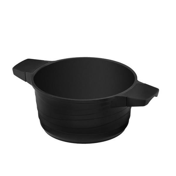 Кастрюля алюминиевая Lessner Pro с антипригарным покрытием 2,7 л d 20 см Black (55872-20) - фото 3