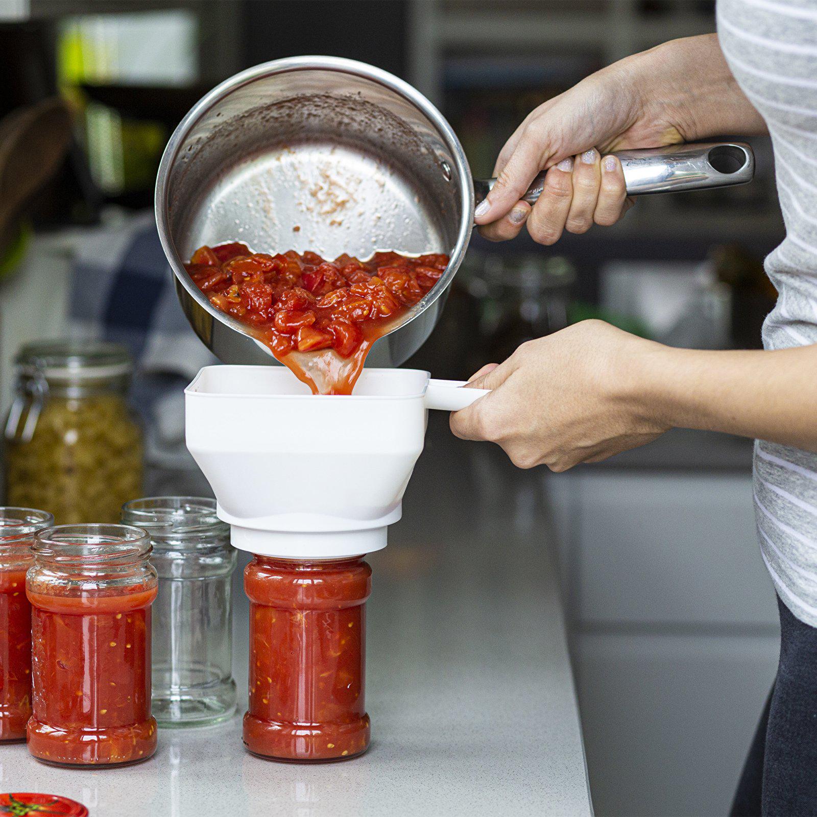 Лейка для консервирования Browin квадратная Красный (139199) - фото 6