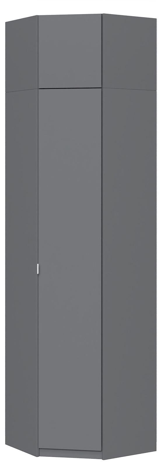 Шафа компактна кутова з антресоллю Майстер Форм Тетріс 620х376х2400 мм Антрацит (31895) Шафа компактна кутова з антресоллю Майстер Форм Тетріс 620х376х2400 мм Антрацит (31895)