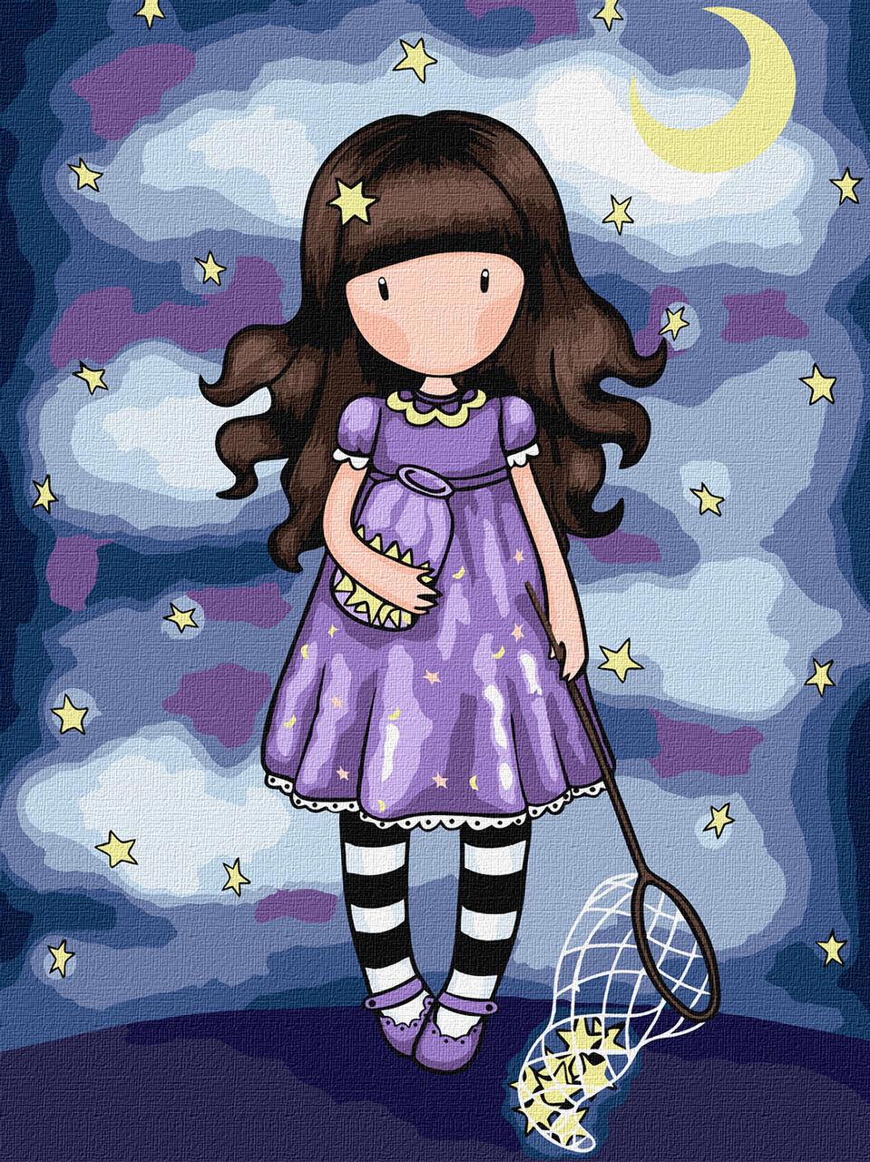 Картина по номерам Ideyka Catch A Falling Star Santoro Gorjuss Collection 30х40 см (2824290326)