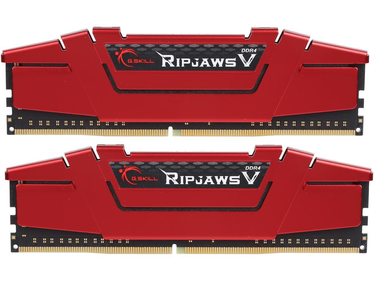 Оперативна пам'ять для ПК G.Skill 32 GB DDR4 2x16 GB 2400 MHz Ripjaws V (F4-2400C15D-32GVR)
