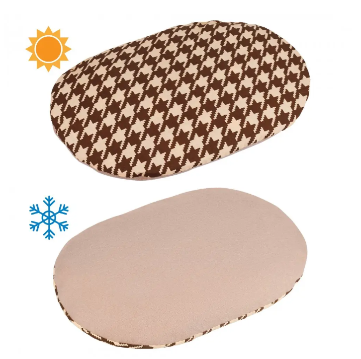 Лежак для собак овальный L Бежевый (1R0263) - фото 3 Лежак для собак овальный L Бежевый (1R0263) - фото 3