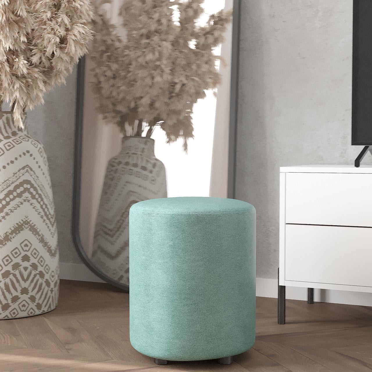 Пуф на маленьких ножках 420х350 мм Бирюзовый (28575361)