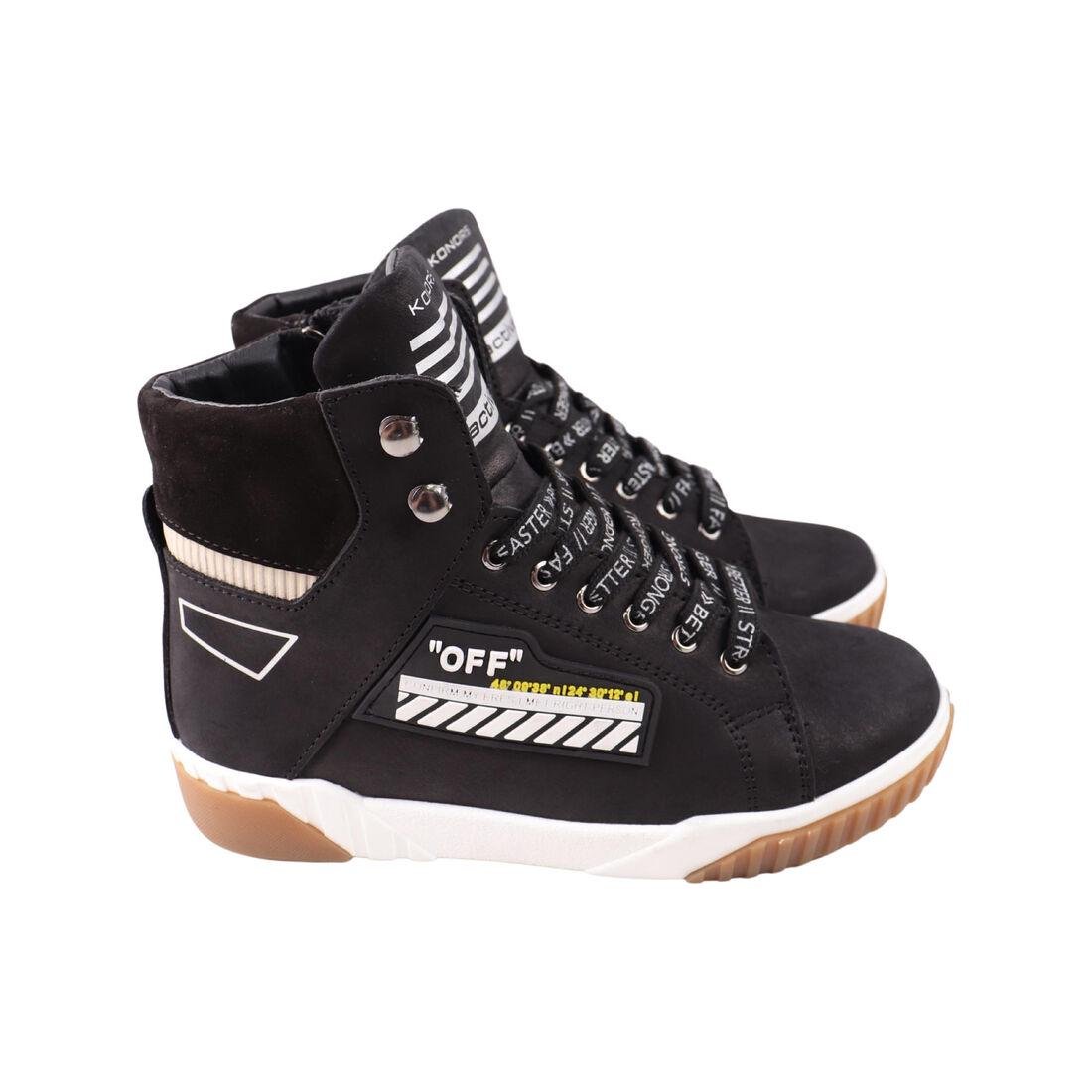 Ботинки мужские Konors 722-24ZHS р. 38 натуральная кожа Черный (29209269)