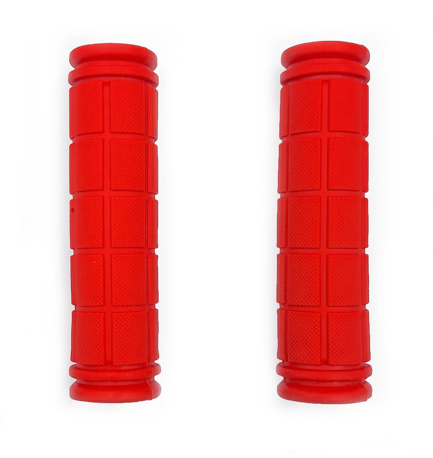 Грипсы силиконовые с рифлением прямые 120 мм Красный (G0000960)