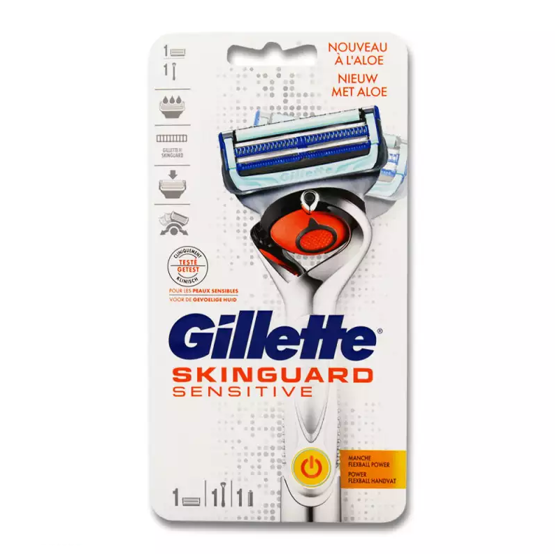 Бритва GILLETTE Sensitive Skinguard Power на батарейці (7702018526130)