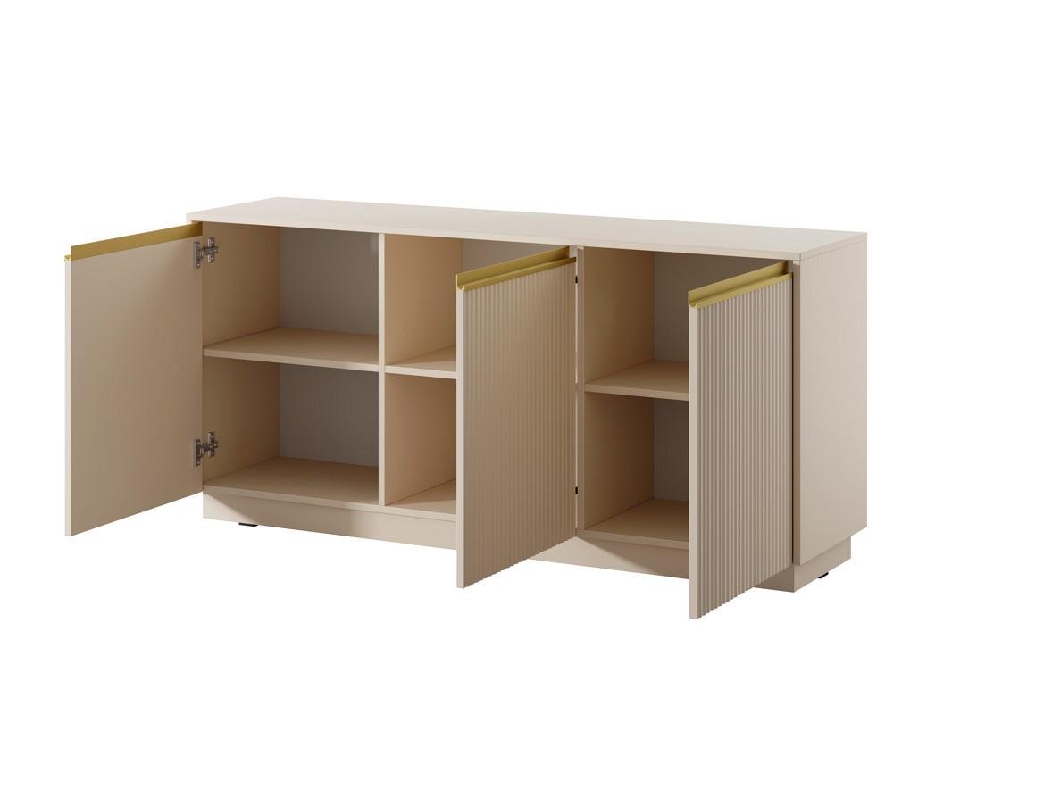 Комод Perfect Home Royal K154 3-дверный Бежевый (PFH-091291) - фото 2 Комод Perfect Home Royal K154 3-дверный Бежевый (PFH-091291) - фото 2