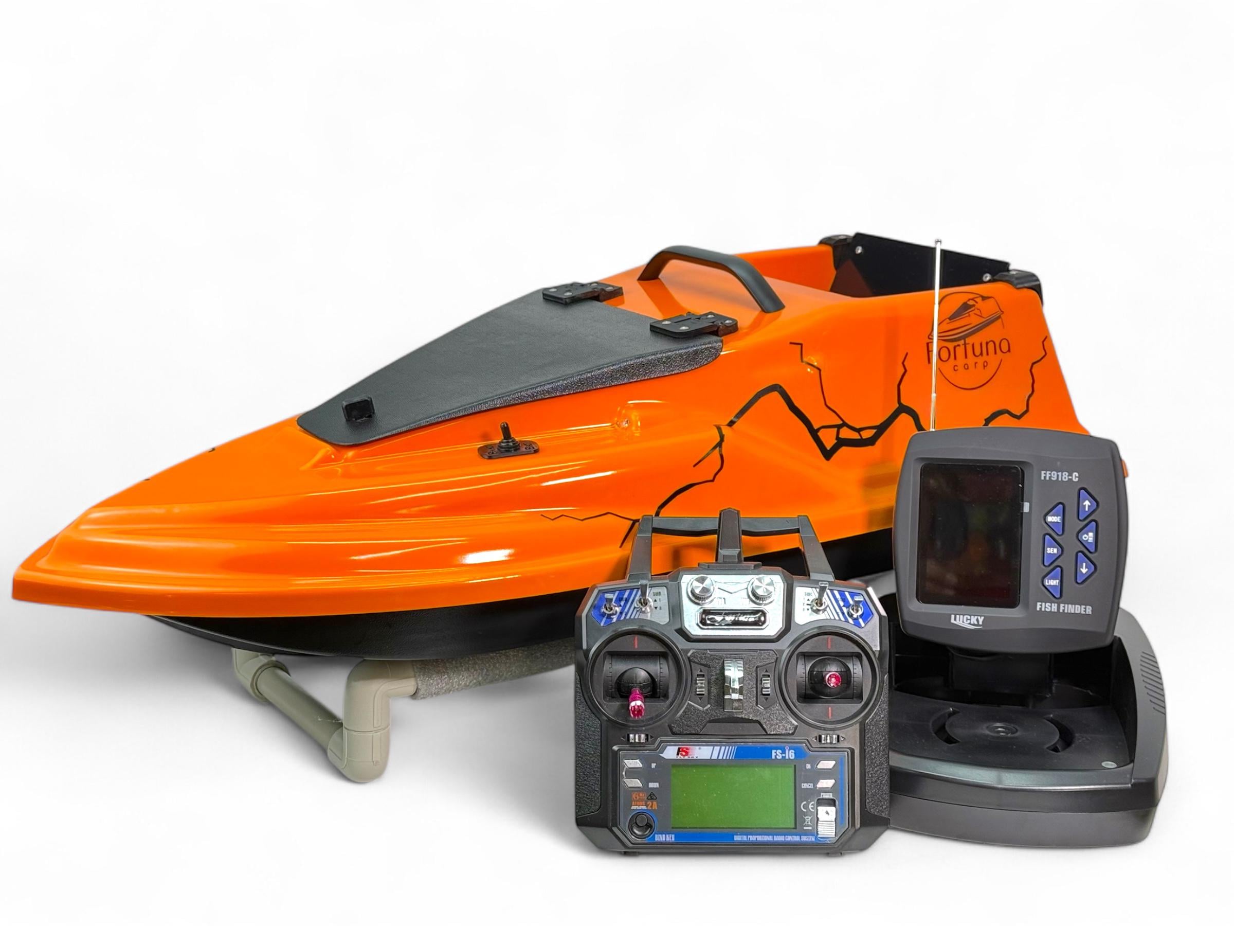 Короповий кораблик для риболовлі Фурія Шторм GPS V3_9/1 і ехолот Lucky918
