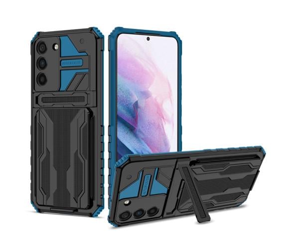 Чехол-накладка Armor Case with Card Slot для Samsung Galaxy S23 Plus Синий