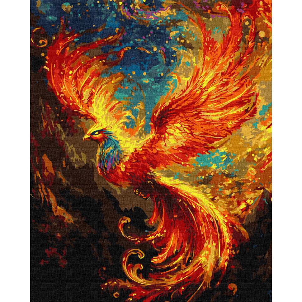 Картина по номерам Ideyka Жар-птица 40x50 см (KHO5152)