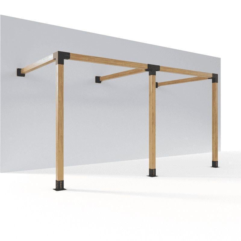 Накриття подовжене 100х100 мм Чорний