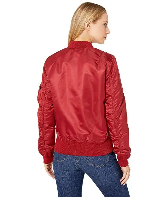 Бомбер Alpha Industries MA-1 W Flight Jacket S Red (WJM44500C1RS) - фото 4