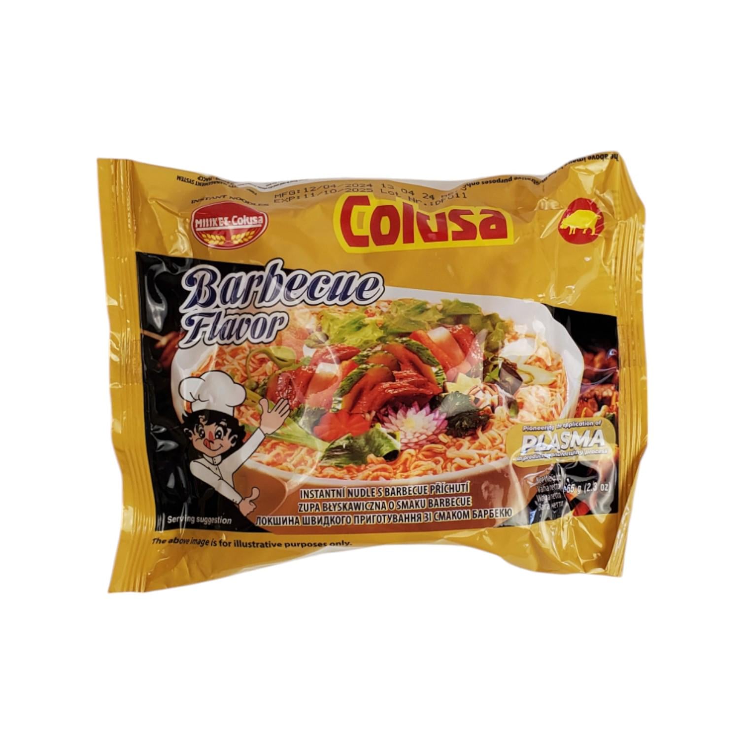 Лапша быстрого приготовления со вкусом барбекю Miliket 65 г (AF100202)