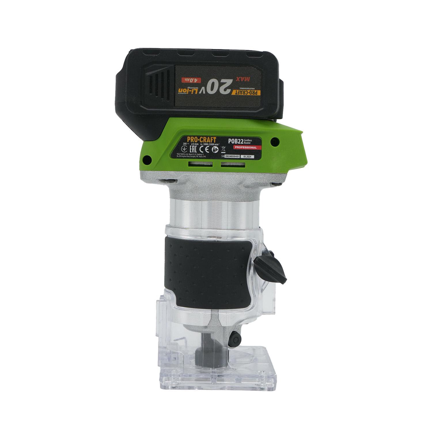 Фрезер акумуляторний Procraft POB22 Без АКБ та ЗП (032211) - фото 5