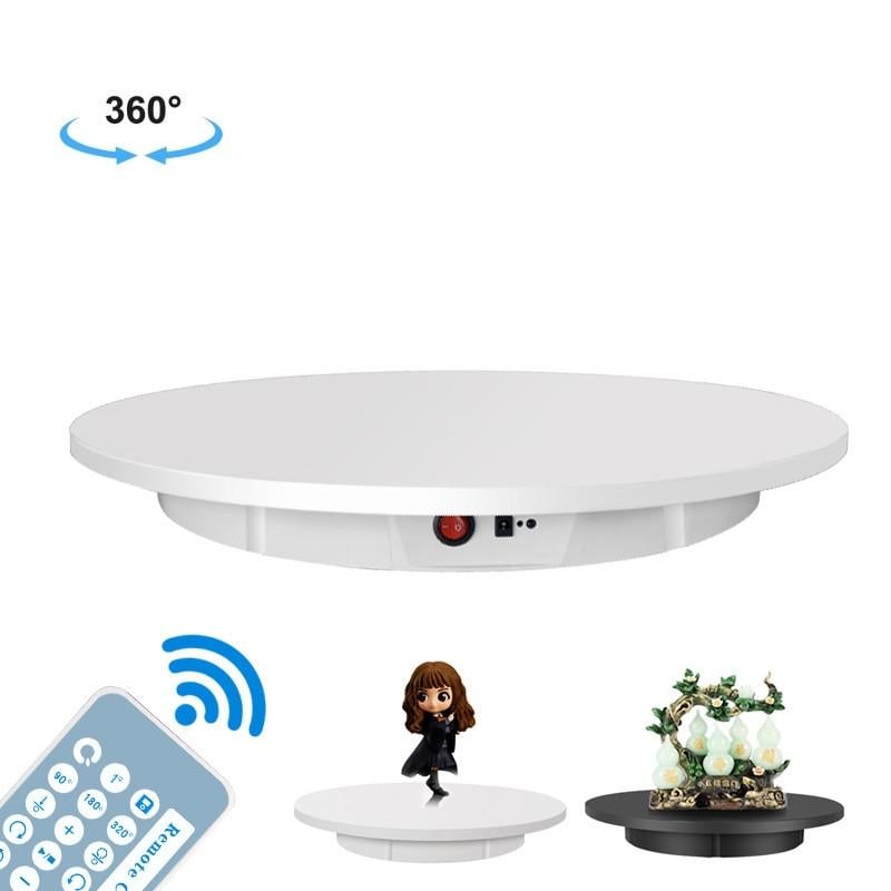 Стіл поворотний для предметної зйомки Puluz DCA1272W навантаження до 100 кг 60 см Білий - фото 3