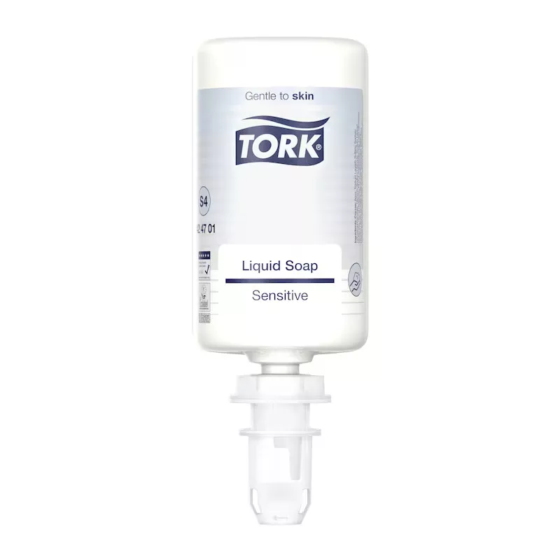 Мыло для рук деликатноеTork Sensitive Premium Мини без запаха 1 л (424701)