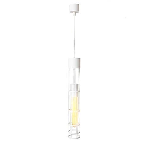 Подвесной светильник MSK Electric Flow NL-6040 в стиле лофт E27 40 Вт IP 20 Белый (1930997854)