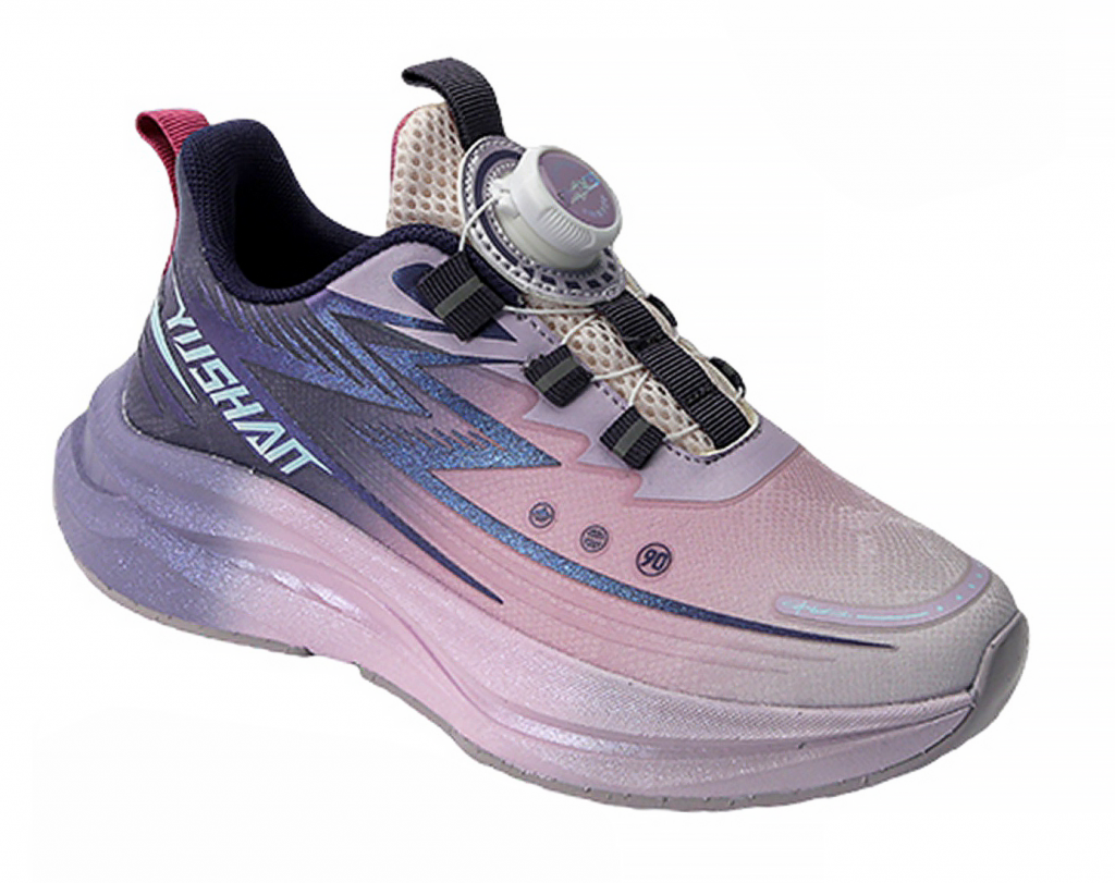 Кроссовки для девочек 2715 текстиль р. 36 Розово-фиолетовый