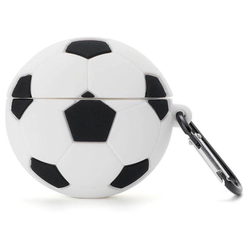 Футляр силіконовий Epik Brand для навушників AirPods 3 з карабіном Football (00000065969_1)