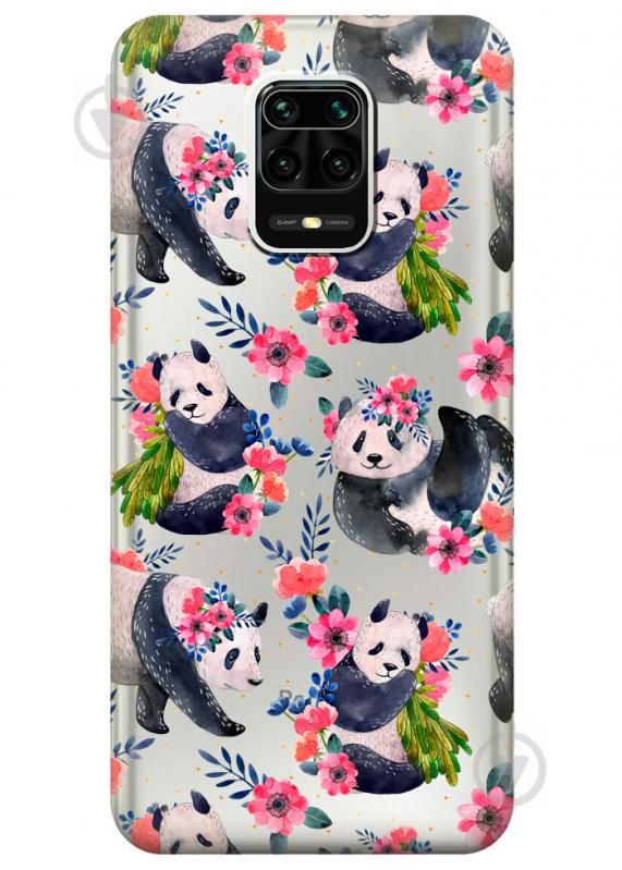 Прозрачный силиконовый чехол iSwag для Xiaomi Redmi Note 9S с рисунком - Пандочки (M1720) Прозрачный силиконовый чехол iSwag для Xiaomi Redmi Note 9S с рисунком - Пандочки (M1720)